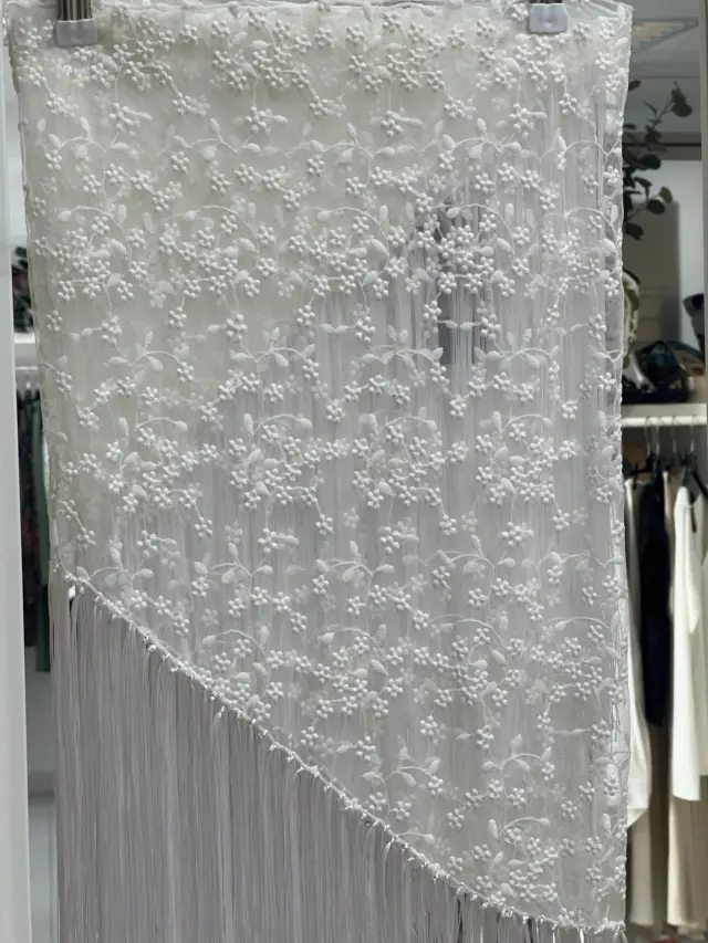 Mantoncillo Florecitas Transparencia