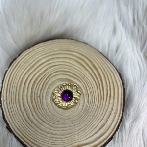 Broche Flor Morado