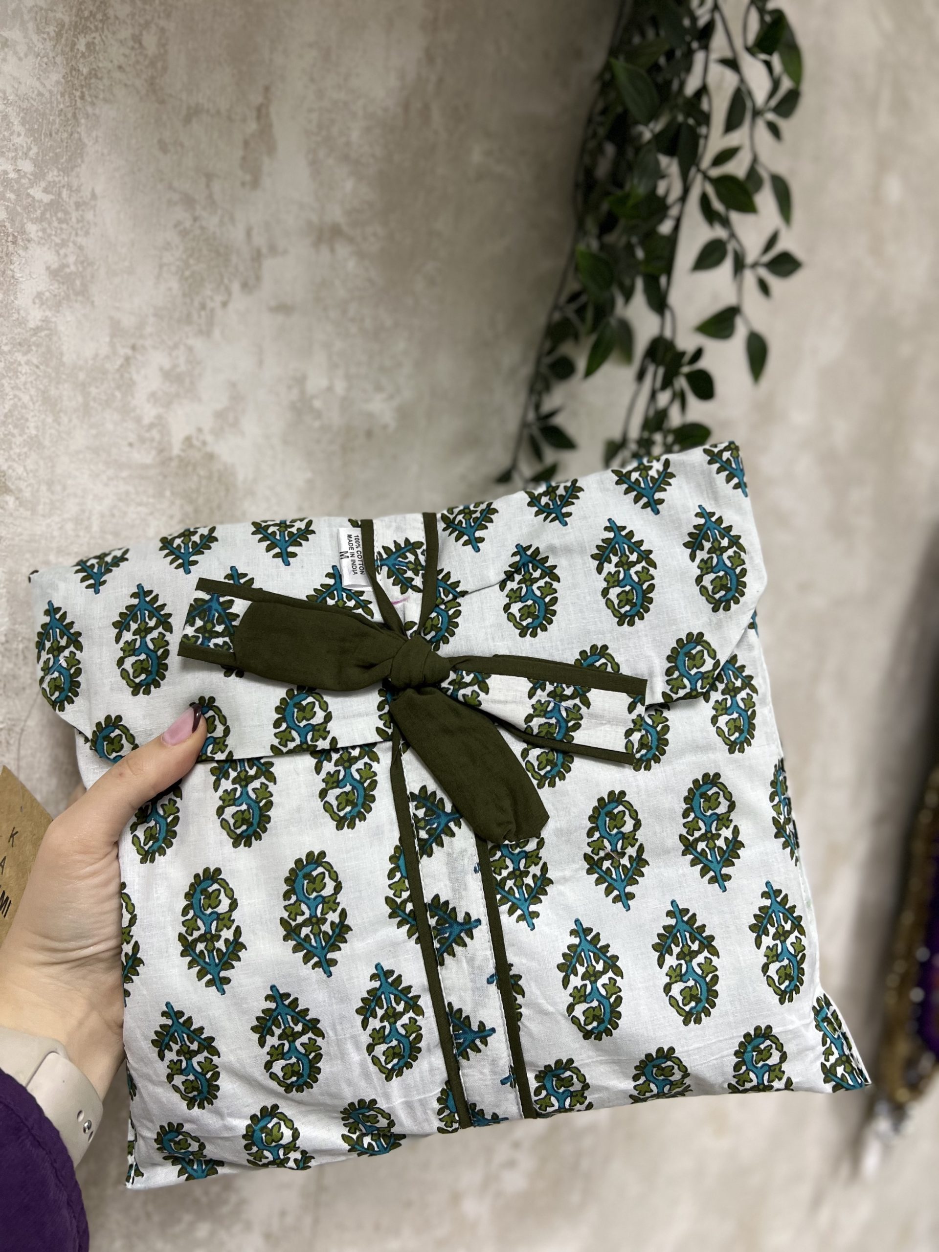 Pijama Estampado Blanco