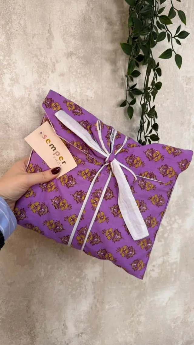Pijama Estampado Malva
