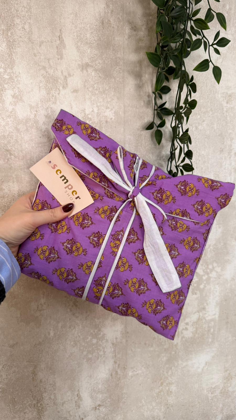 Pijama Estampado Malva