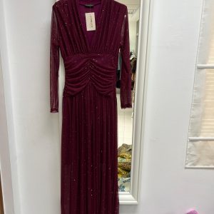 Vestido Brilli Burdeos