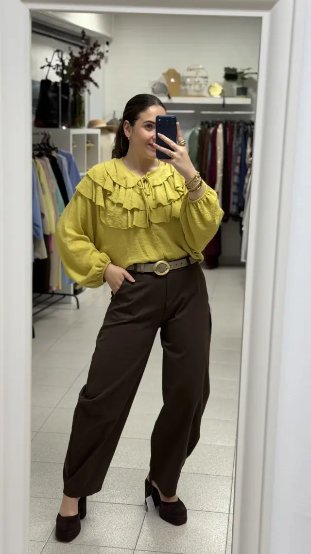 Pantalón Baggie Marrón