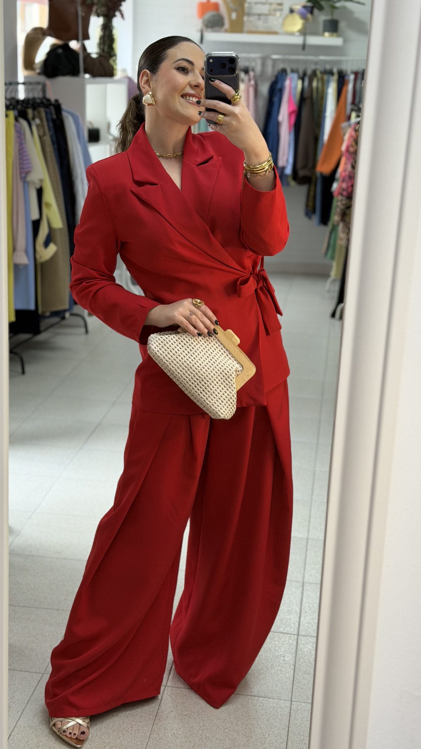 Chaqueta Roja Cruzada - Imagen 3