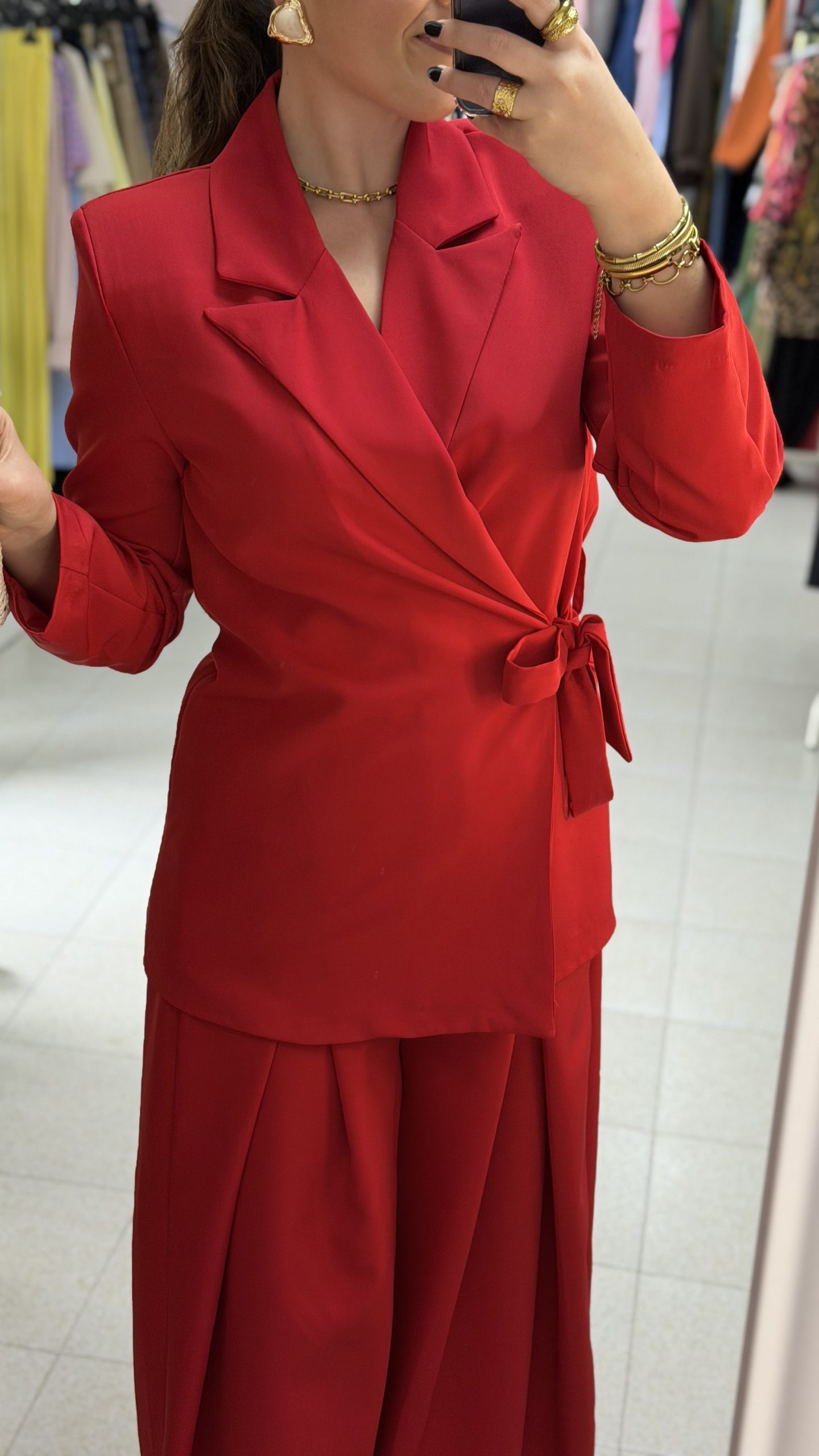 Chaqueta Roja Cruzada - Imagen 4