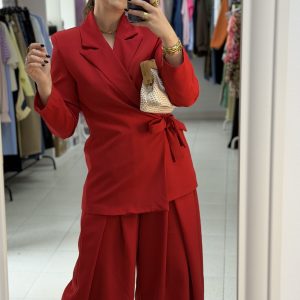 Chaqueta Roja Cruzada
